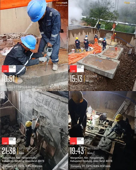 Civil Work Maintenance Services @Rock Muffier Star Energy Geothermal Wayang Windu, Pangalengan, Kab. Bandung